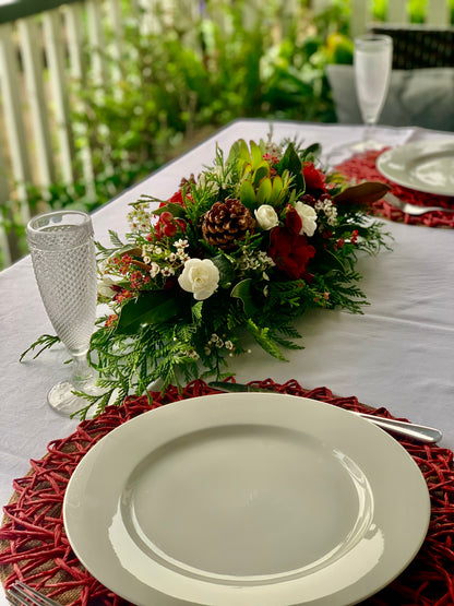 Xmas Table Arrangements