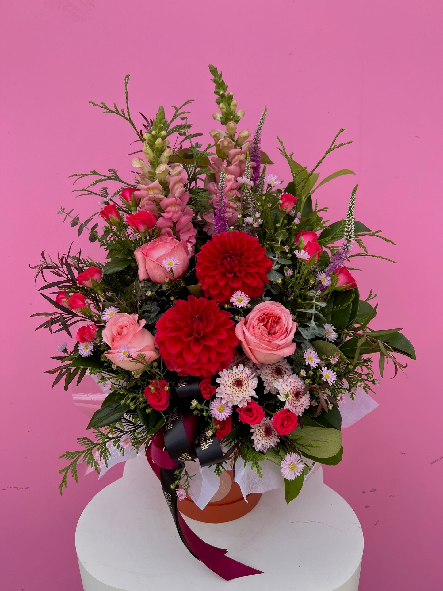 VALENTINE'S DAY JEWEL TONES MIXED FLORALS